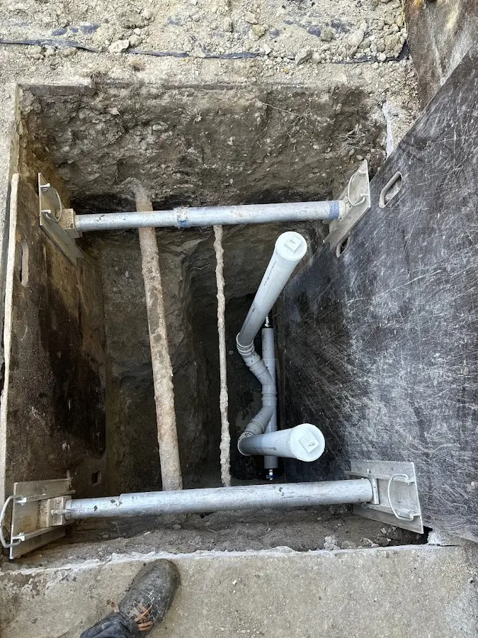 Experienced plumber completing Gas Line Repair work in Brown Station